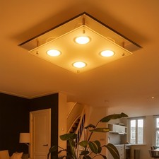 Decken Leuchte Lampe Glas