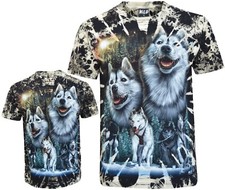 T-Shirt Krawatte gefärbt