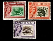 Clouded Leopard Deer Honey Bear British North Borneo Mint Stamps Nebelparder Bär