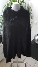 Damen Poncho Überwurf Strick