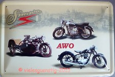 Blechschild 20x30 cm - AWO /