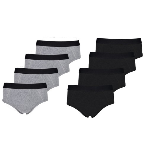 Herren slips baumwolle schwarz - slips,