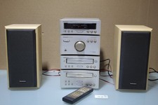 Technics HD310 Tuner Amplfier Kassette Hifi Anlage mit 2 Lautsprecher