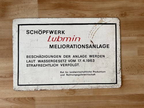 Altes großes ddr lpg metall - ddr,