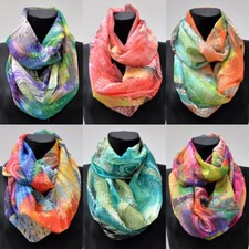 Seide Loop Schal Schlauchschal