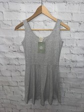 H&M Kleid Sommerkleid grau meliert Grösse 146/152 NEU