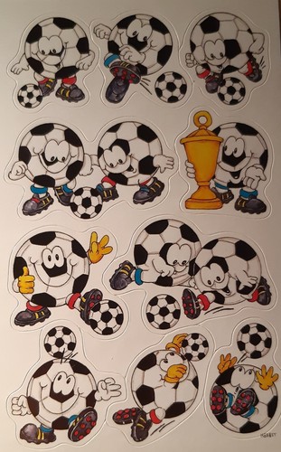 Sticker stickerbogen fußball - sticker,