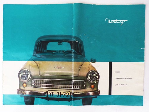 Wartburg coupe camping - wartburg,