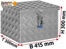 Deichselbox Staubox Gurtkiste