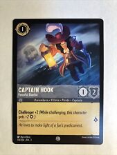 1x Lorcana Captain Hook Forceful Duelist NM/M Disney