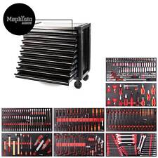 Werkzeugwagen Pro-Line gefüllt "Big Black" mit 9 Schubladen inklusive Werkzeug