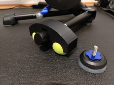 ⚫ Rocker Plate Füße – Set 4 Stück für Wahoo KICKRv5 + Tennisbälle