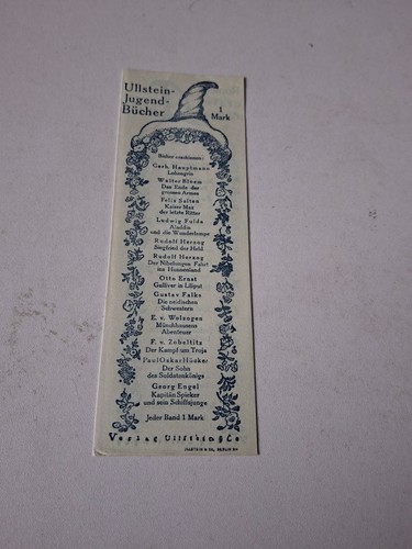 Altes lesezeichen ullstein - -,