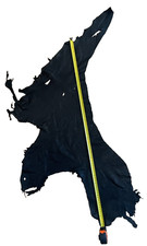 Lederhaut Schwarz Echtleder  Lammleder Echt Leder 103x29 Cm