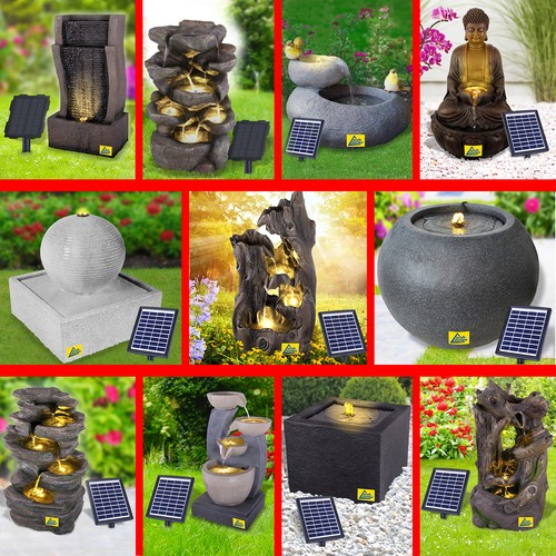 Solar gartenbrunnen - gartenbrunnen,