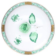 Deckel für Suppentasse Modell 744 Herend Ungarn Apponyi grün