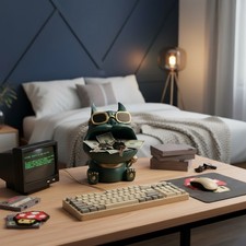 Großes Maul Hund Statue