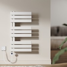 Badheizkörper Handtuchheizkörper Elektrisch Mit Thermostat Paneelheizkörper Weiß