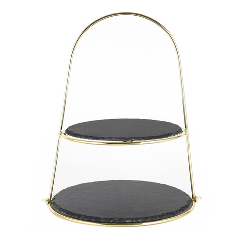 Echtwerk schiefer etagere - schiefer,