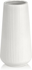 White Ceramic Flower Vase