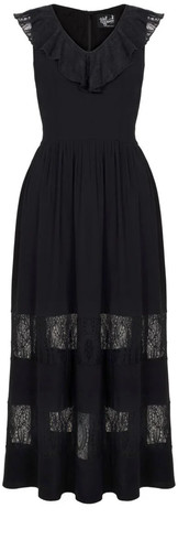 Hell bunny langes kleid - bunny, damen