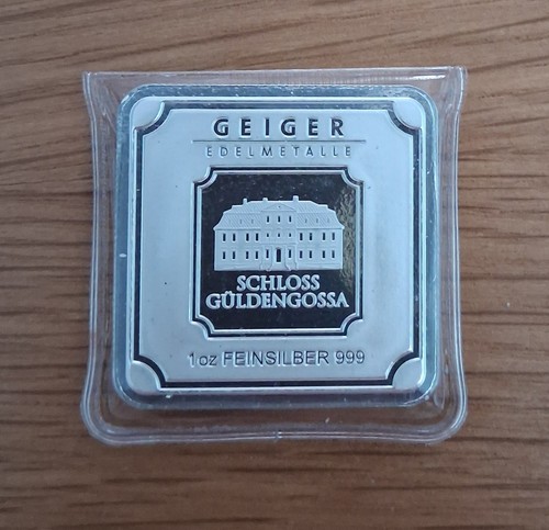 1oz silber geigerbarren 999 - silber,
