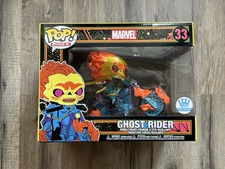 Funko Pop Rides Ghost Rider Black Light Marvel Shop Exclusive Limited Edition