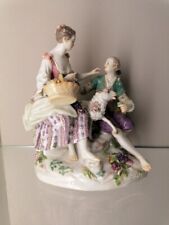 Meissen Schäfergruppe Porzellanfigur 1. Wahl Entw.: J. Kändler Pfeifferzeit