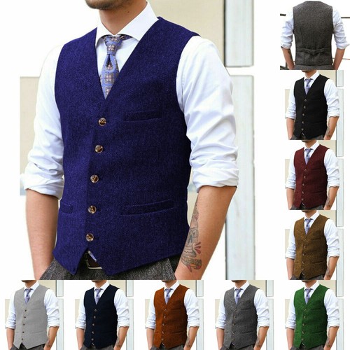 Jagd herren tweed weste - tweed,