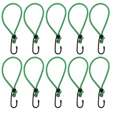 10x Expanderschlinge Expanderhaken elastisch für Anhängernetze Planen Zelte