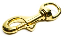 Karabinerhaken Messing