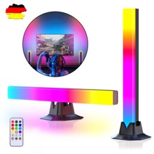 2X LED Lightbar TV Hintergrundbeleuchtung RGB Gaming Lampe Ambiente Licht DHL