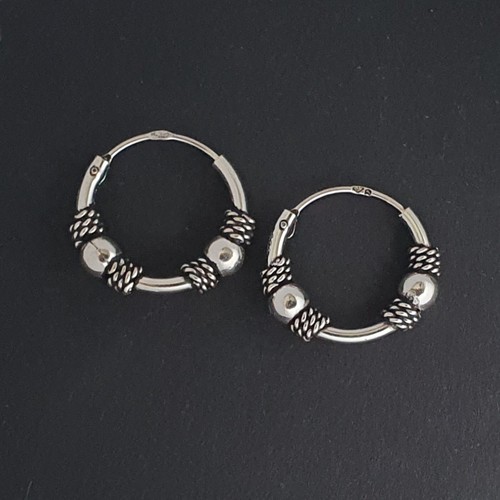 Bali creolen silber - bali,