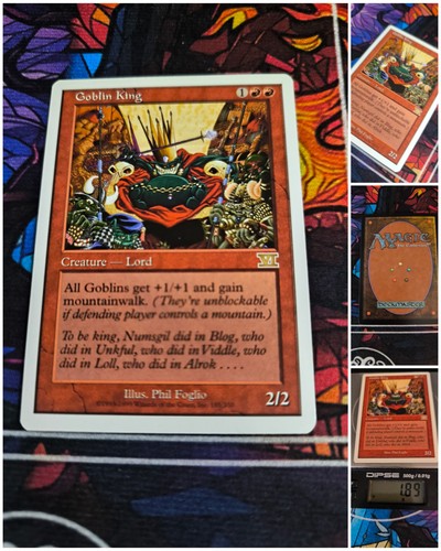 Mtg goblin king - 🇬🇧, 🟡