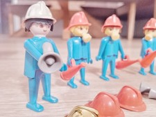 Playmobil  Vintage Feuerwehrmänner mit Zubehör 6 Figuren