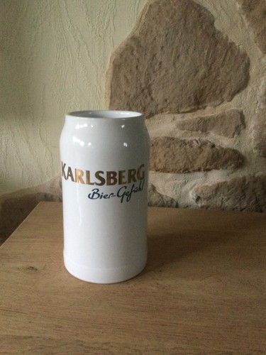 Bierkrug liter steingut - bierkrug,