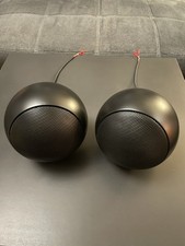 2 Grundig HiFi Kugellautsprecher 150, 10/15 Watt, schwarz lackiert 