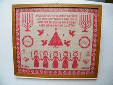 Kreuzstich Stickbild Fremme