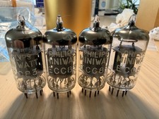 Rare 4 Vintage Philip Miniwatt