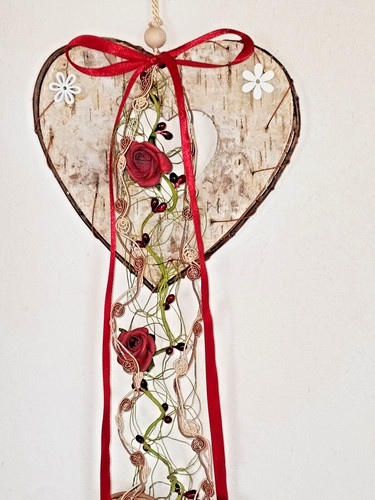 Türdeko rosen wanddekoration - rosen,