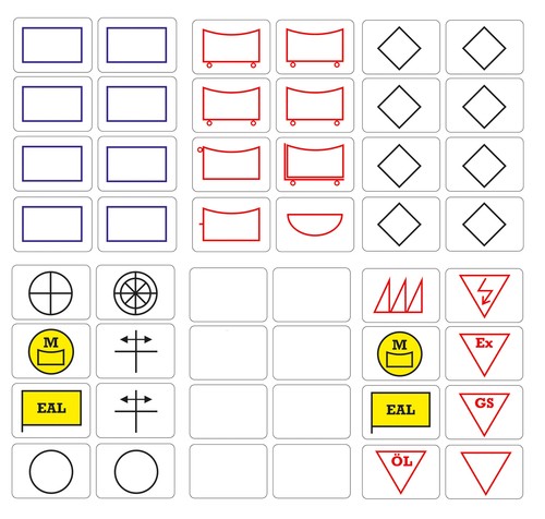 Taktifol haftsymbole - taktifol,