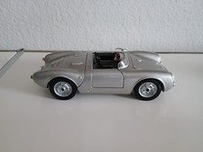 Porsche 550, silbergrau, 1:18, unbespielt, Maisto, wie neu