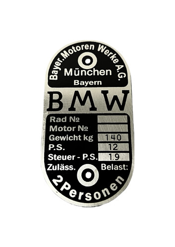 Steib typenschild bmw - steib,, typenschild,