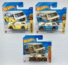 HOTWHEELS 3 Stück - VW Bus T3