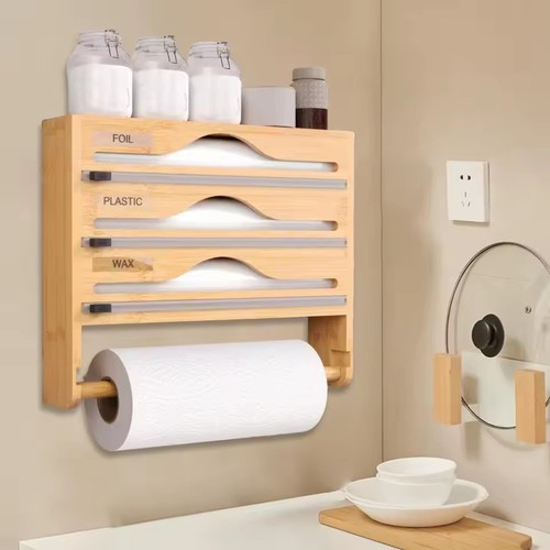Küchenrollenhalter aus holz - küchenrollenhalter,