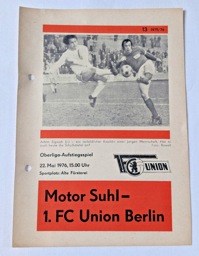 Orig programm fc - orig., union