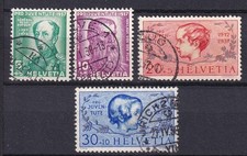 Schweiz, Pro Juventute 1937 komplett rund gestempelt Nr. 314 / 317