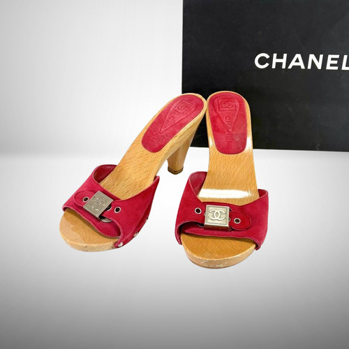 Chanel coco mark holzsohle - chanel,