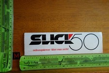 Alter Aufkleber Auto LKW Motorrad Reifen SLICK 50