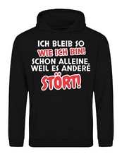 Herren Hoodie ICH BLEIB SO WIE